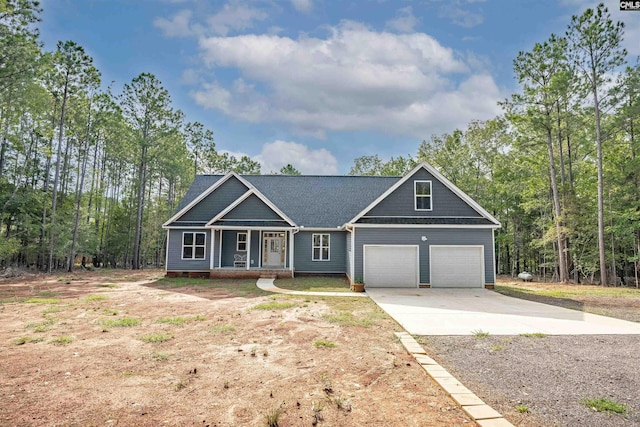 craftsman-style house with a porch