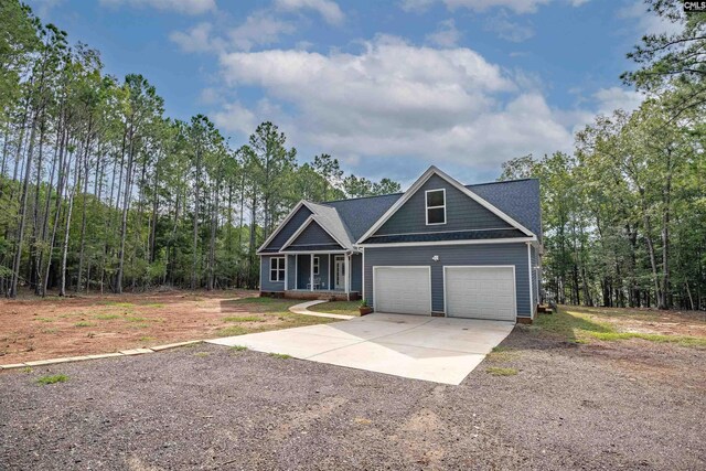 view of craftsman inspired home