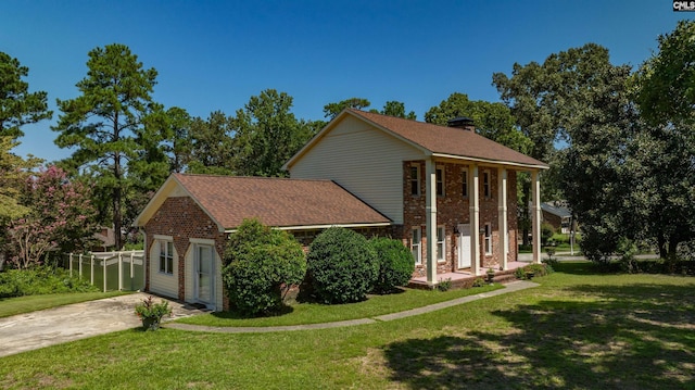 exterior space with driveway