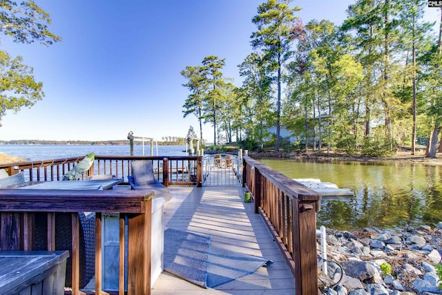 234 Turtle Trl, Leesville, SC 29070 - dock featuring a water view