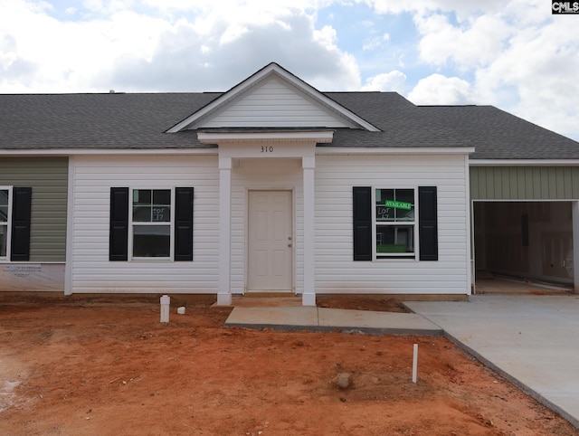 view of ranch-style house