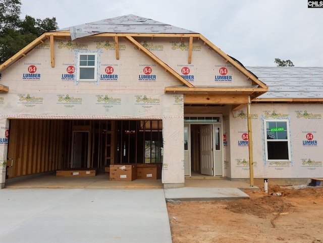 view of property in mid-construction