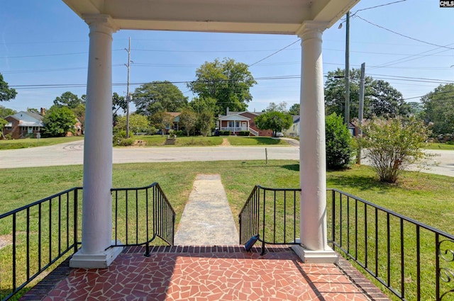 view of patio / terrace featuring a porch