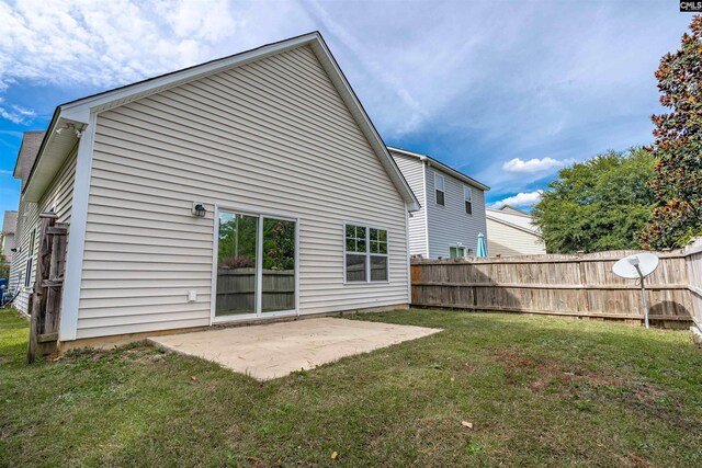 25 Eason Ct, Columbia, SC 29209 - rear view of house featuring fence, a patio, and a yard