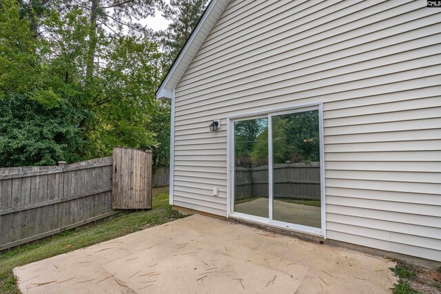 25 Eason Ct, Columbia, SC 29209 - view of patio with fence
