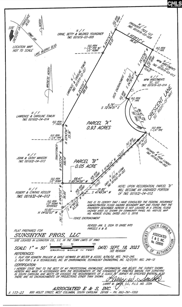 18 Crescent Ln, Irmo SC, 29212 land for sale