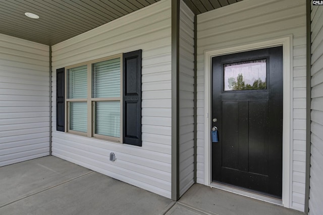 view of entrance to property