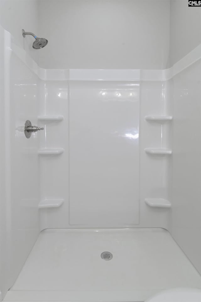 bathroom with walk in shower