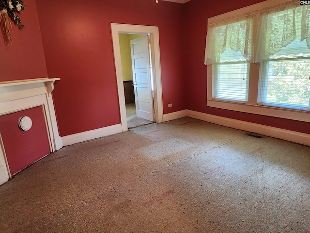 view of unfurnished living room