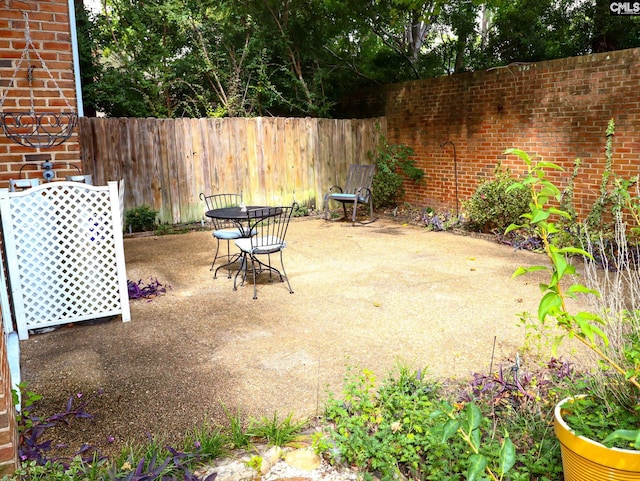 view of patio