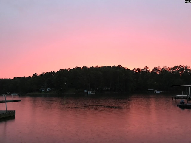 property view of water