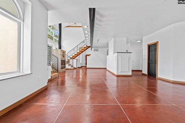 interior space featuring tile patterned floors