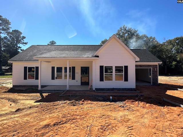 view of front of home featuring a patio