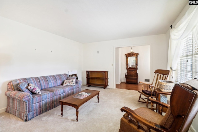 886 Polson Rd, Camden, SC 29020 - living room featuring baseboards and carpet