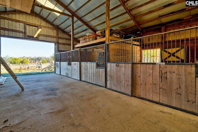 view of stable