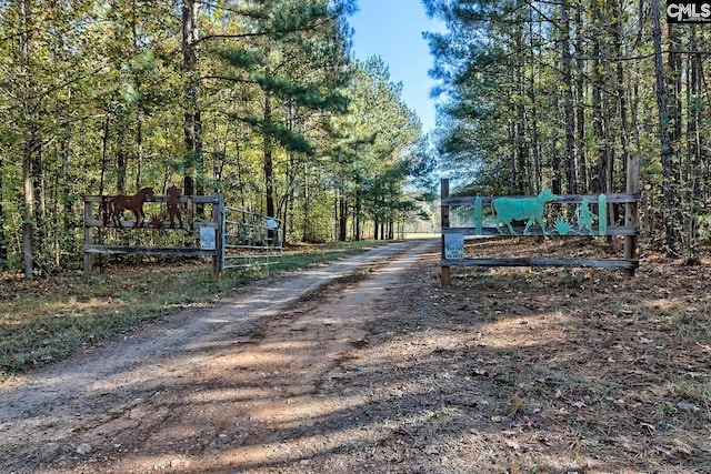 view of road