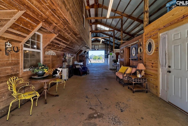 view of horse barn