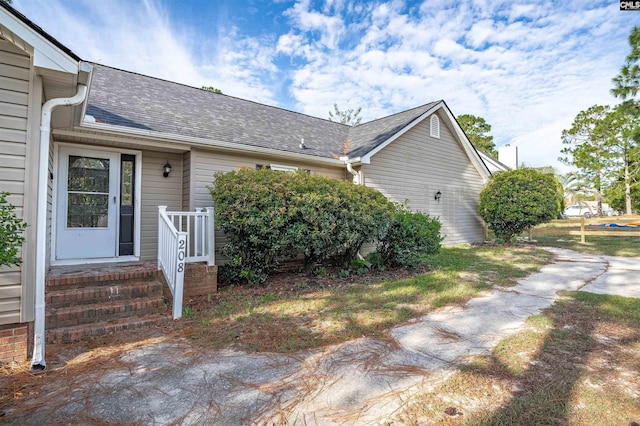 view of front of home