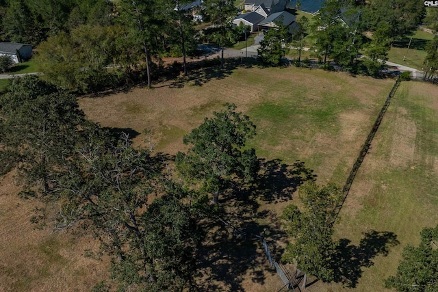 bird's eye view featuring a rural view