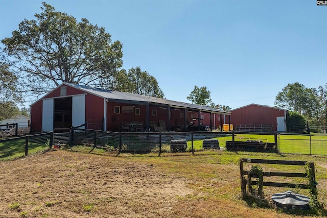 view of stable