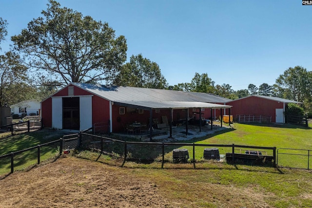 view of stable