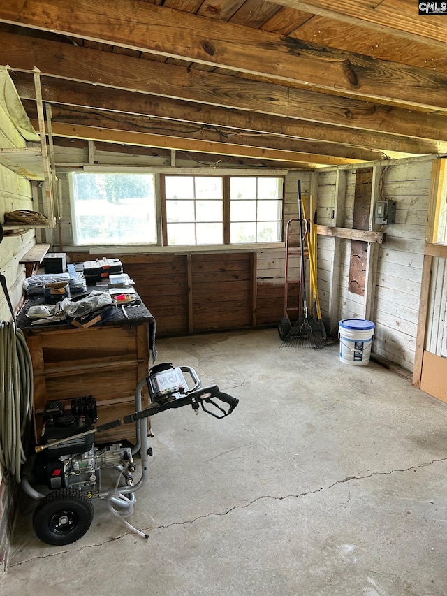 miscellaneous room with plenty of natural light