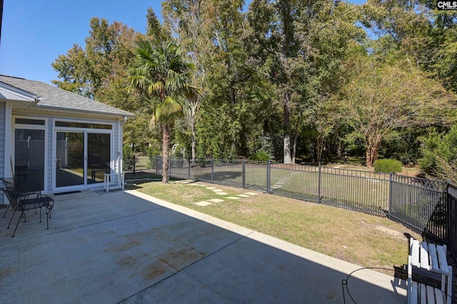 exterior space with a patio