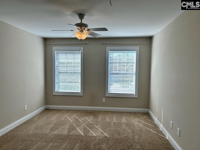 60 Fork Branch Ct, Irmo, SC 29063 - spare room featuring carpet, a healthy amount of sunlight, and baseboards