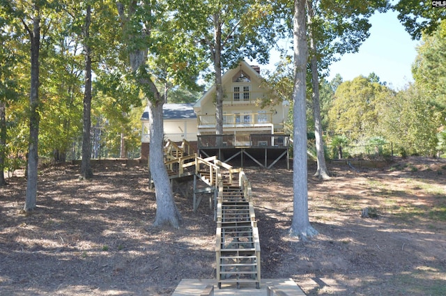 view of rear view of house