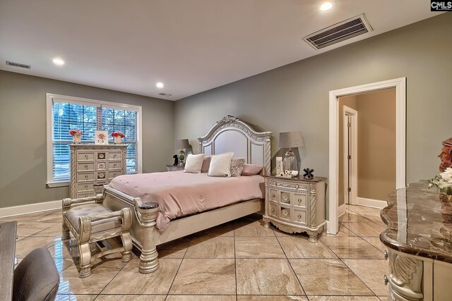 224 Robin Hood Rd, Elgin, SC 29045 - bedroom with visible vents, recessed lighting, and baseboards