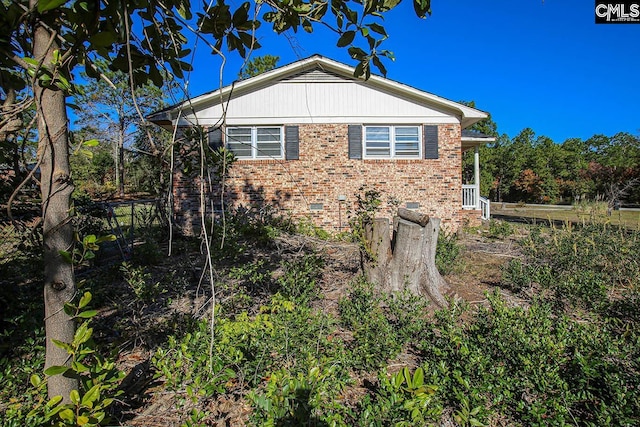 view of side of property