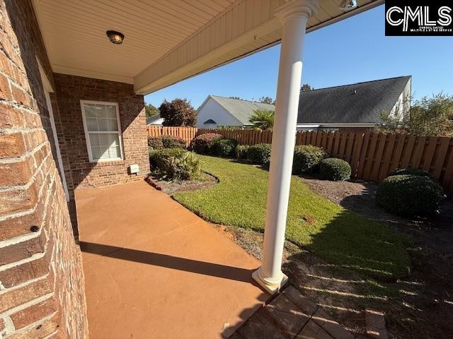 view of patio