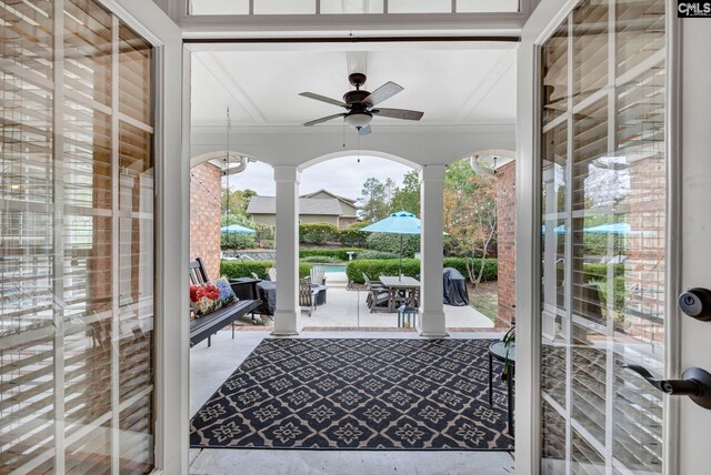 4 High Park Ct, Elgin, SC 29045 - view of patio with a ceiling fan
