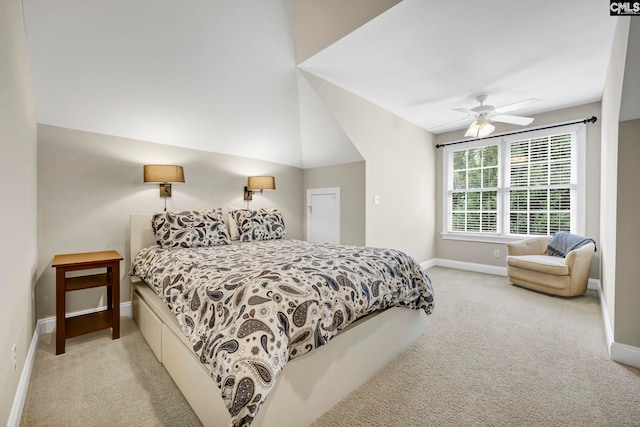 4 High Park Ct, Elgin, SC 29045 - bedroom with light carpet, baseboards, and a ceiling fan