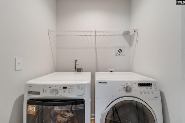 410 Pitchling Dr, Columbia, SC 29223 - clothes washing area with laundry area and washer and clothes dryer