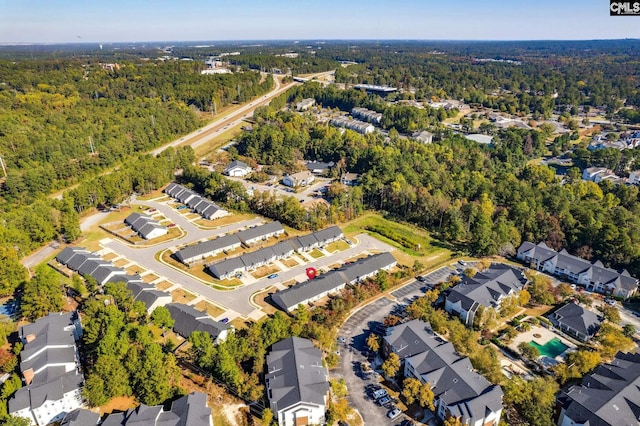 410 Pitchling Dr, Columbia, SC 29223 - drone / aerial view featuring a forest view and a residential view