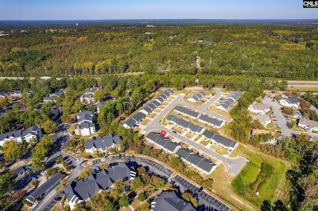 410 Pitchling Dr, Columbia, SC 29223 - aerial view featuring a forest view and a residential view