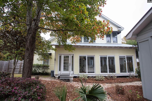 view of rear view of house