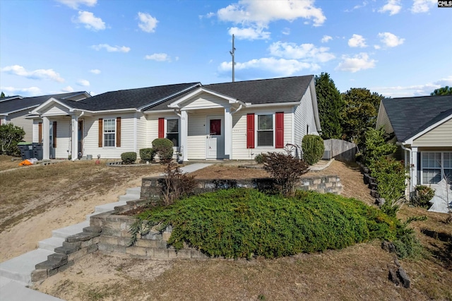 view of front of property