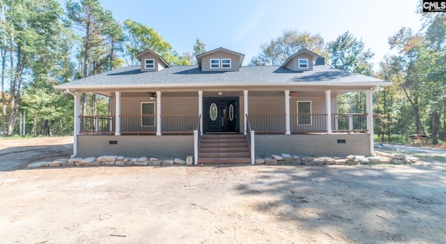 bungalow-style home featuring covered porch