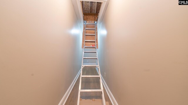101 Dinkins Place Rd, Blythewood, SC 29130 - stairs with wood finished floors