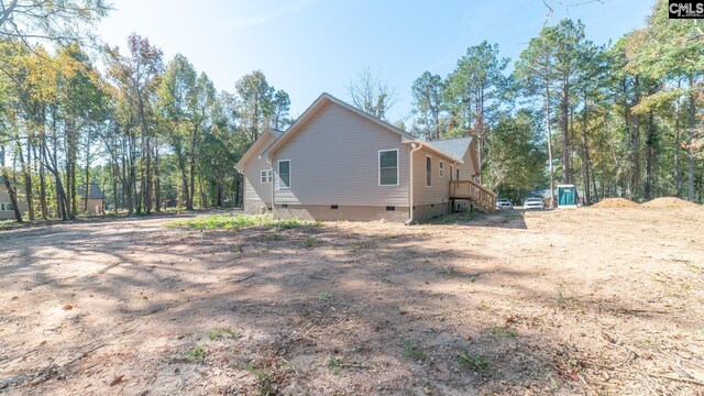 view of side of property