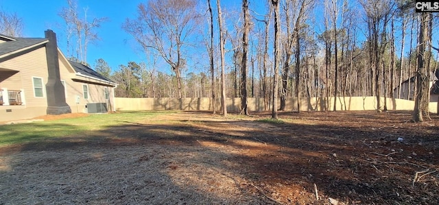 101 Dinkins Place Rd, Blythewood, SC 29130 - fenced backyard featuring cooling unit