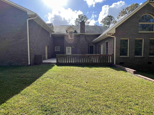 2001 Riding Ridge Rd, Columbia, SC 29223 - view of grassy yard featuring a patio