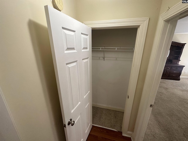 view of closet