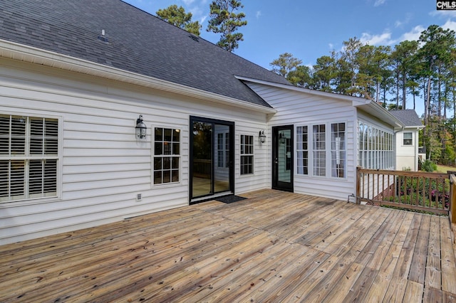 view of deck