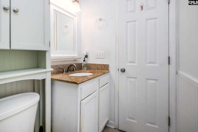 401 Nottingham Rd, Columbia, SC 29210 - half bathroom featuring toilet and vanity