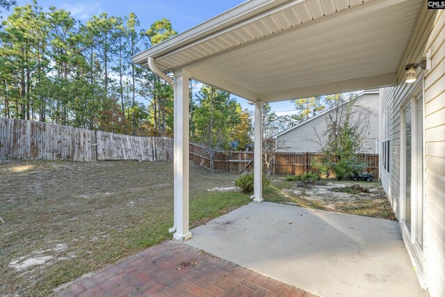 420 Indigo Ridge Dr, Columbia, SC 29229 - view of patio featuring a fenced backyard