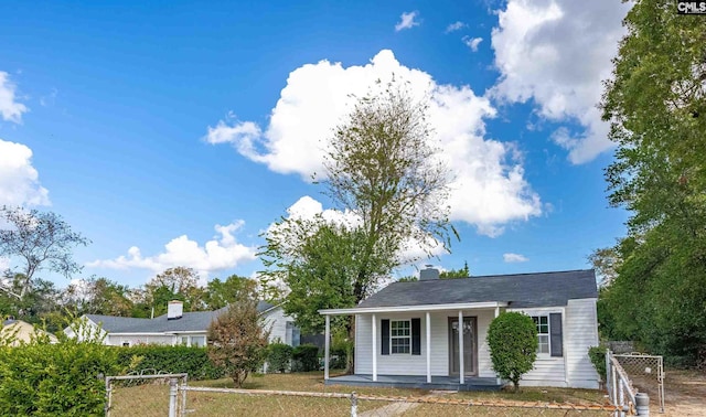 view of ranch-style home