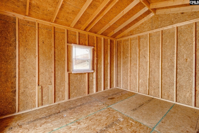 view of storage room